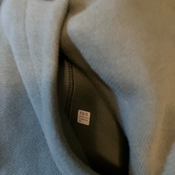 NWT Lululemon Scuba Oversized Half-Zip Hoodie, XS/S, Tidewater Teal - Picture 8 of 8